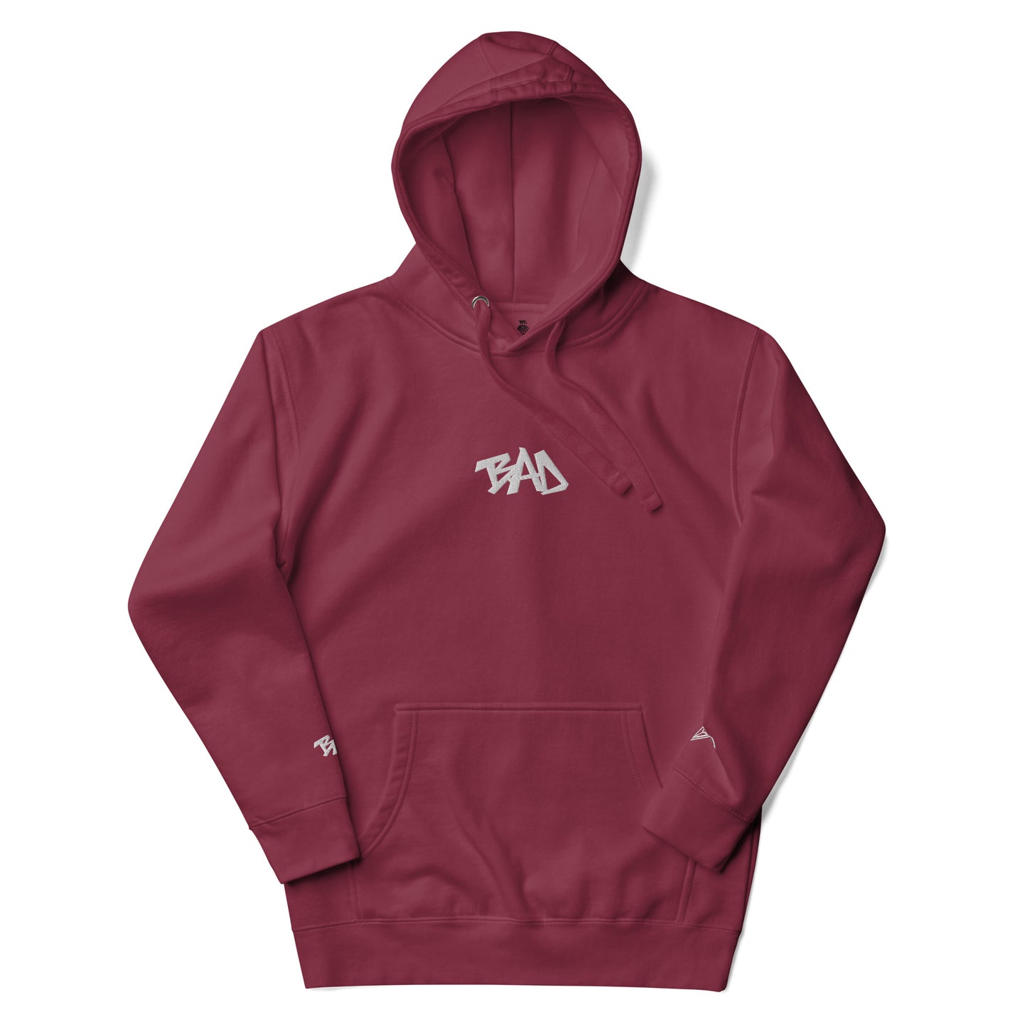 Sudadera con capucha BAD - Granate