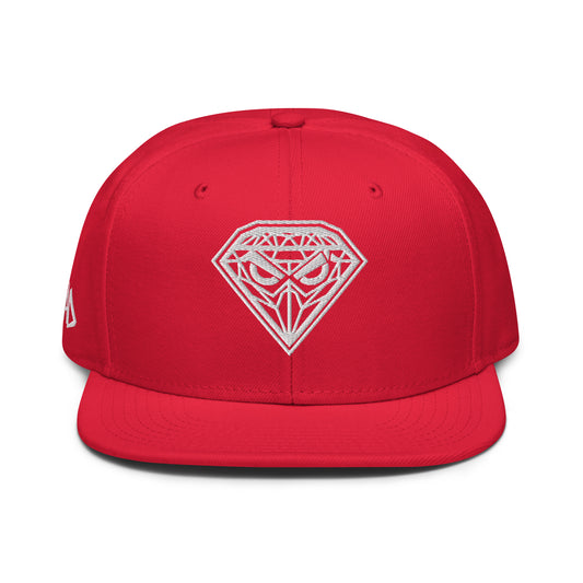 Snapback DIAMOND - Roja / Blanco