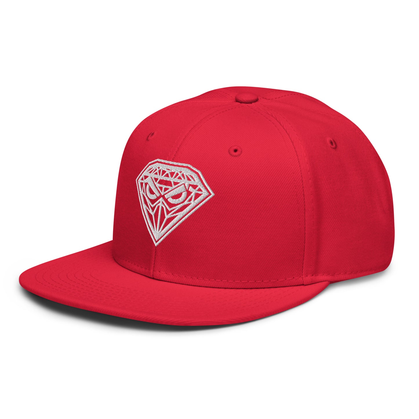 Snapback DIAMOND - Roja / Blanco
