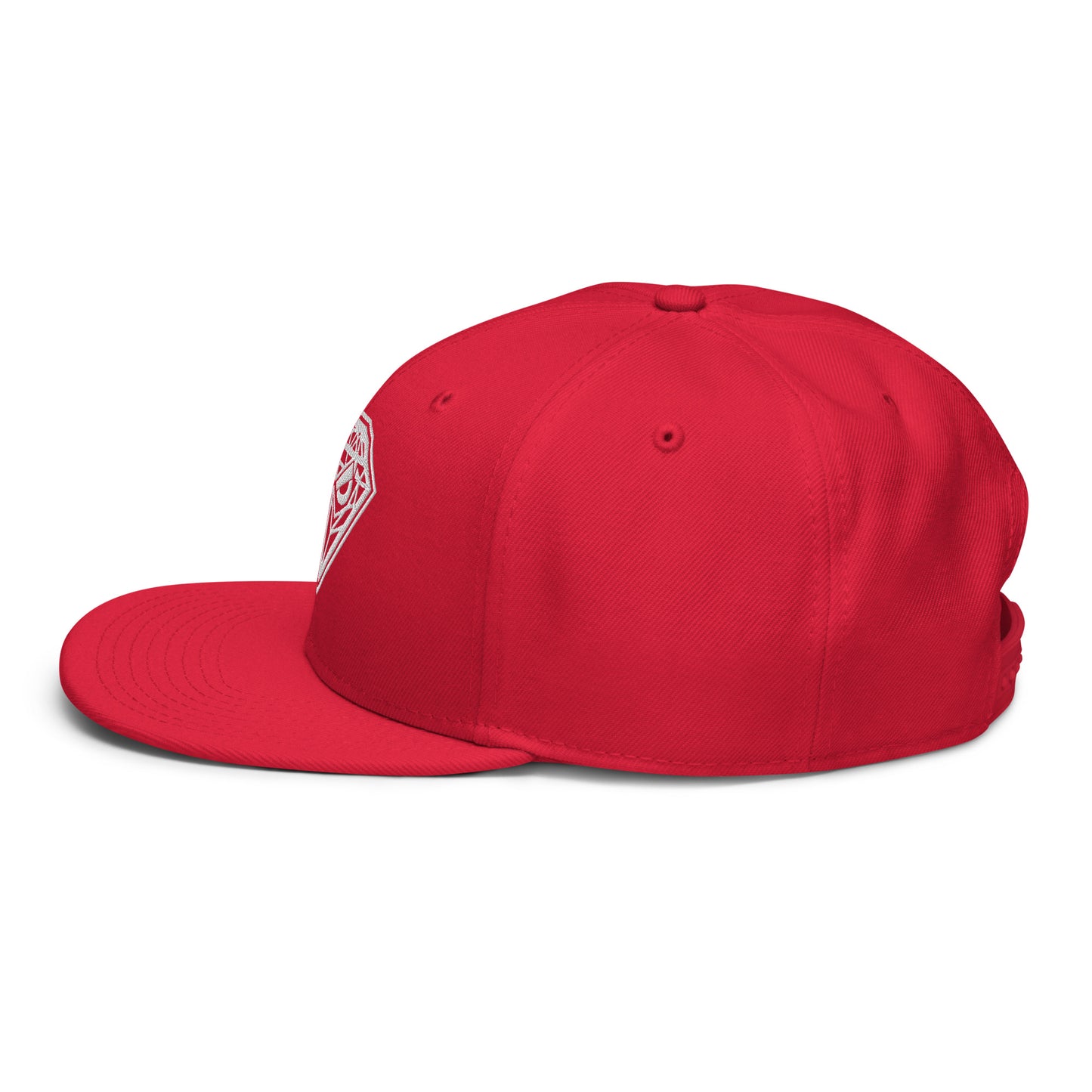 Snapback DIAMOND - Roja / Blanco