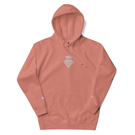 Sudadera con capucha BAD DIAMOND - Rosa Polvoriento