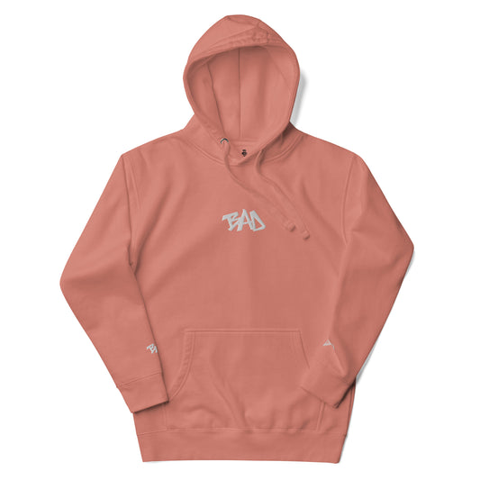 Sudadera con capucha BAD - Rosa Polvoriento