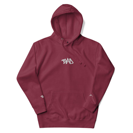 Sudadera con capucha BAD - Granate