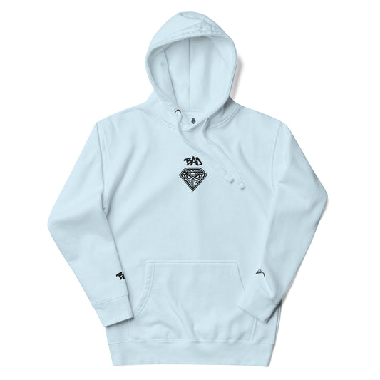 Sudadera con capucha BAD DIAMOND - Azul Claro